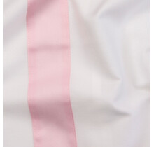 Dommelin Dekbedovertrek Listra Satijn 300TC Wit-Lichtroze 240x200/220 cm