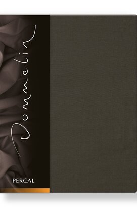 Dommelin Hoeslaken Uni Percal 200TC 508 Leem 180x200/30