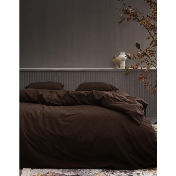 Essenza Guy Dekbedovertrek-Chocolate Essenza Guy Dekbedovertrek-Chocolate