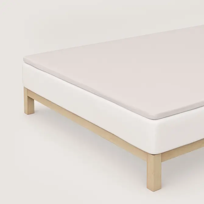 Schlafgut Pure Jersey Topper Hoeslaken XL - 180x200 - 200x220 744 Sand Light