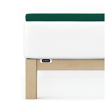 Schlafgut EASY Jersey Elasthan Topper Hoeslaken L - 140x200 - 160x220 690 Green Deep