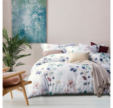 Dommelin Dekbedovertrek Leaves Satijn 300TC Multikleur 200x200/220 cm