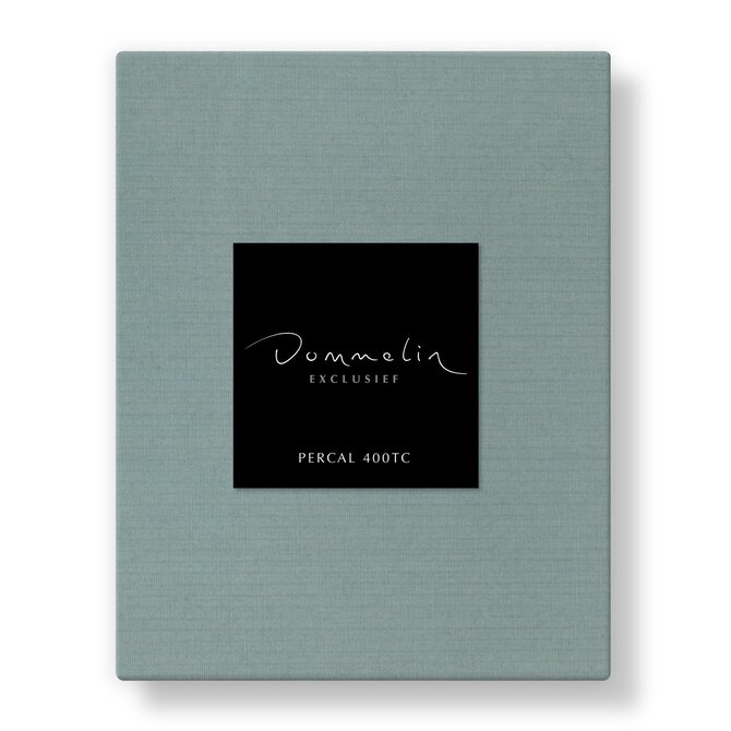 Dommelin Topper Hoeslaken Uni Percal 400TC 747 Jade 140x220/9