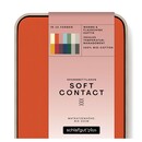 Schlafgut Schlafgut Soft Contact Jersey Flanel Hoeslaken M - 120x200 - 130x200 269 Red Mid