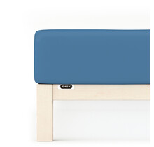 Schlafgut EASY Jersey Elasthan Hoeslaken S - 90x190 - 100x220 615 Blue Mid