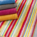 Cawö Cawö badmat 7008 keerbaar gestreept multi  60x60