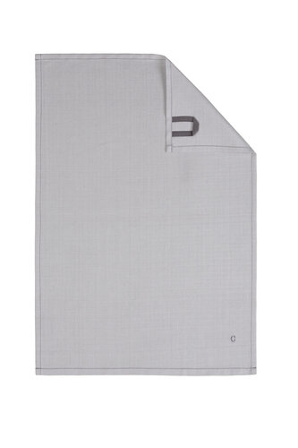 Cawö Cawö theedoek Solid 50x70 platin afbeelding