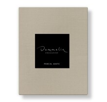 Dommelin Hoeslaken Uni Percal 400TC 721 Sesam 140x220/30