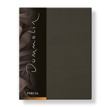 Dommelin Hoeslaken Uni Percal 200TC 508 Leem 140x200/30