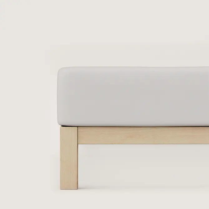 Schlafgut Pure Jersey Hoeslaken XL - 180x200 - 200x220 511 Grey Light