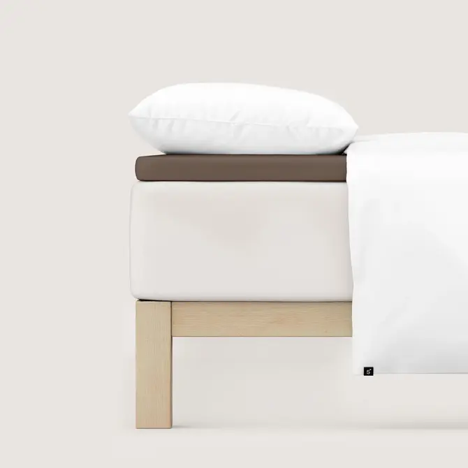 Schlafgut Pure Jersey Topper Hoeslaken XL - 180x200 - 200x220 790 Sand Deep