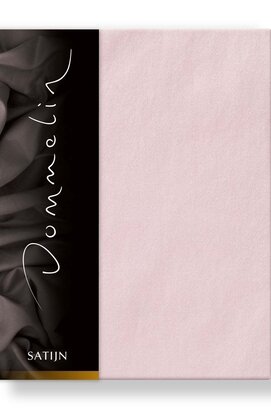 Dommelin Hoeslaken Uni Satijn 300TC 530  Lichtroze 180x200/30