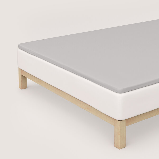 Schlafgut Pure Jersey Topper Hoeslaken M - 120x200 - 130x220 511 Grey Light