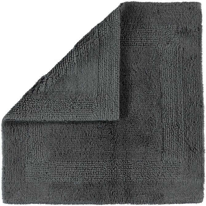 Cawo Badmat Luxus 1000 Keerbare Badmat Antraciet 60x60 Cawo Badmat Luxus 1000 Keerbare Badmat Antraciet 60x60