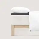 Schlafgut Schlafgut Pure Split-Topper Hoeslaken XL - 180x200 - 200x220 556 Grey Deep