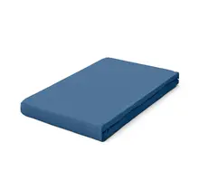 Schlafgut Pure Jersey Boxspring Hoeslaken L - 140x200 - 160x220 615 Blue Mid