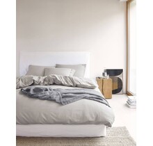 Marc O'Polo dekbedovertrek Senja soft oatmeal 260x220