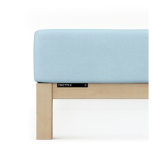 Schlafgut Badstof Hoeslaken M - 120x200 - 130x200 536 Blue Light