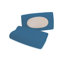 Schlafgut Pure flexible Kussensloop S-XL 615 Blue Mid