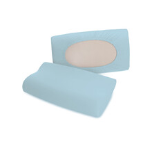 Schlafgut Pure flexible Kussensloop S-XL 536 Blue Light
