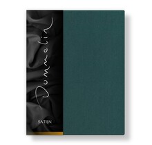 Dommelin Laken Uni Satijn 300TC 536 Antiekgroen 160x270 cm