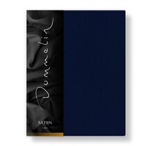 Dommelin Laken Uni Satijn 300TC 524 Navy 270x300 cm