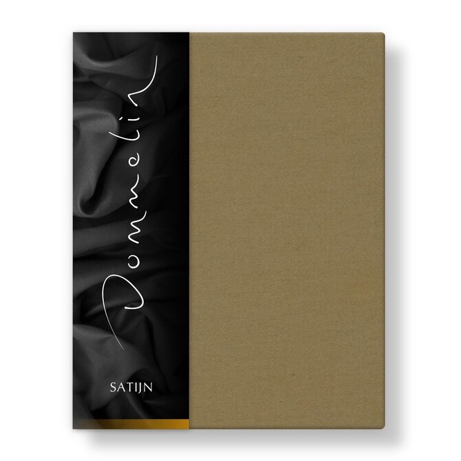 Dommelin Laken Uni Satijn 300TC 507 Brons 270x300 cm