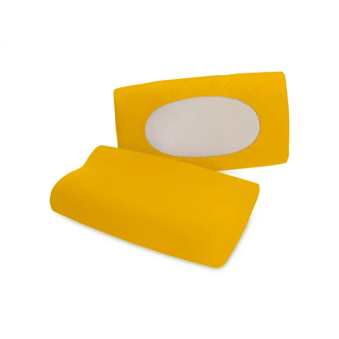 Schlafgut Pure flexible Kussensloop S-XL 196 Yellow Deep Schlafgut Pure flexible Kussensloop S-XL 196 Yellow Deep