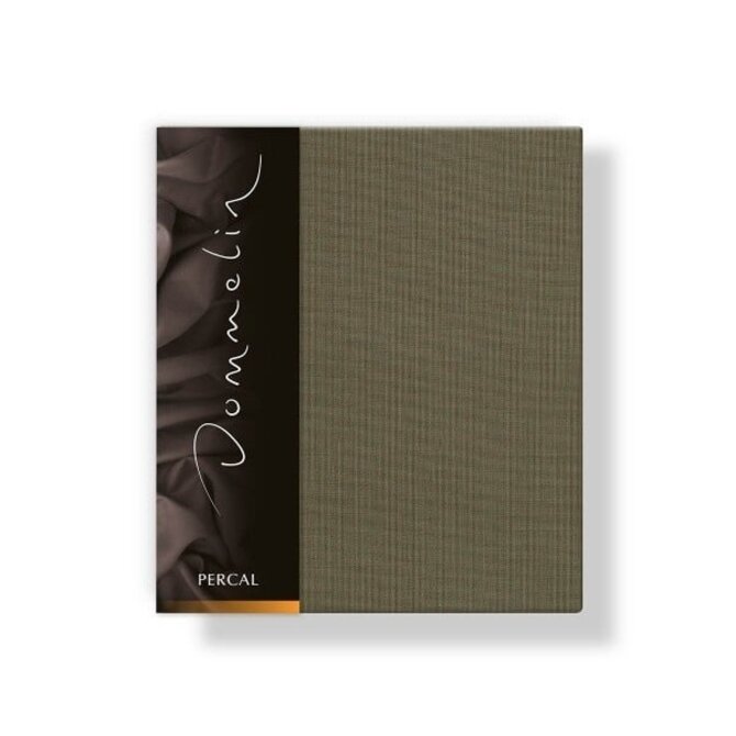 Dommelin Kussensloop Uni Percal 200TC 589 Olijf 60x70