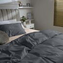 Dommelin Dommelin Laken Uni Satijn 300TC 555 Olifantgrijs 200x270 cm