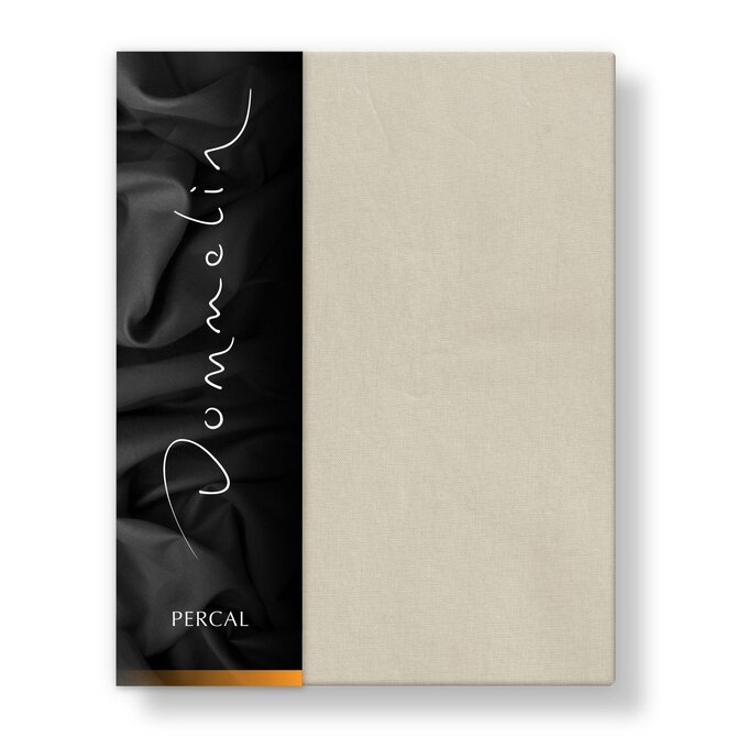 Dommelin Laken Uni Percal 200TC 518 Camel 160x270 cm