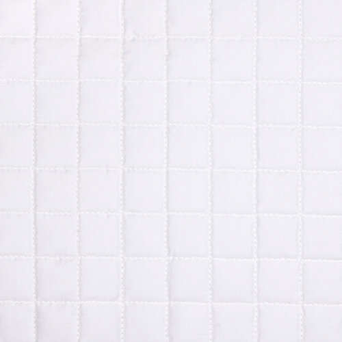 Dommelin Dommelin Sierkussenhoes Chicago Satijn 300TC Wit 60x70 cm afbeelding