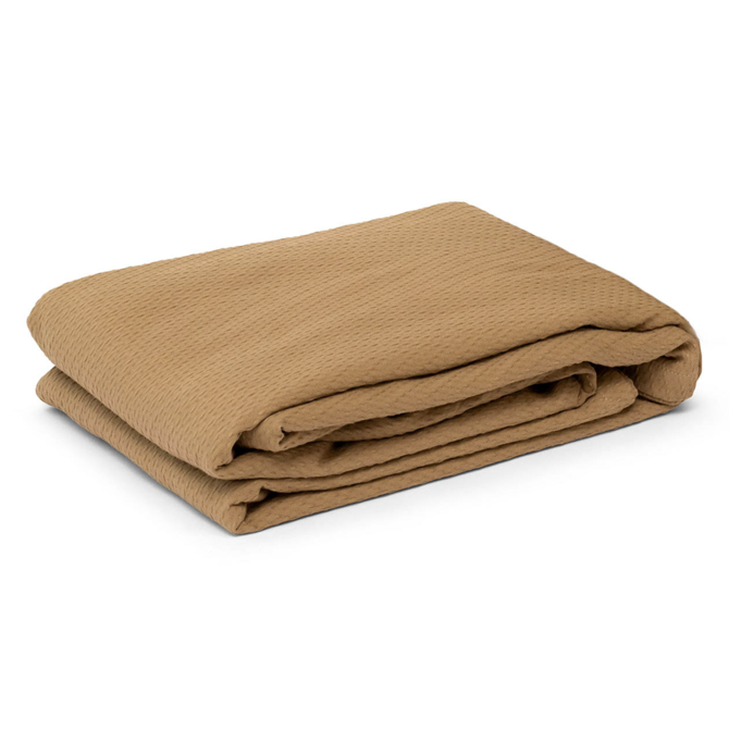 Dommelin Sprei Liva Katoen Brons 260x260 cm