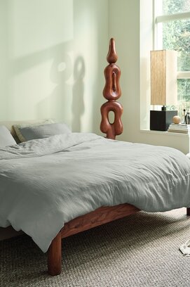 VT wonen Dekbedovertrek Gentle Embrace Zand 140x200/220 cm