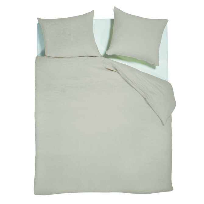 VT wonen Dekbedovertrek Gentle Embrace Zand 140x200/220 cm