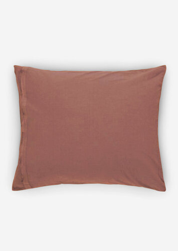 Marc O'Polo Marc O' Polo kussensloop Valka Earth red 60x70cm afbeelding