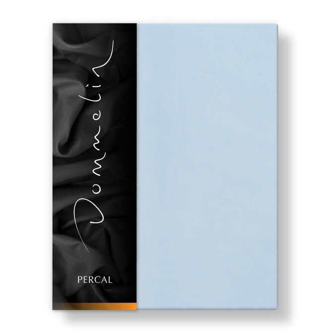 Dommelin Laken Uni Percal 200TC 529 Lichtblauw 200x270 cm