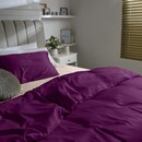 Dommelin Dommelin Laken Uni Satijn 300TC 582 Aubergine 160x270 cm