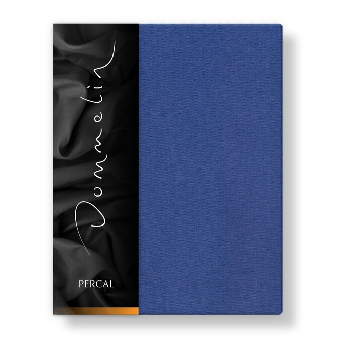 Dommelin Laken Uni Percal 200TC 576 Jeansblauw 270x300 cm