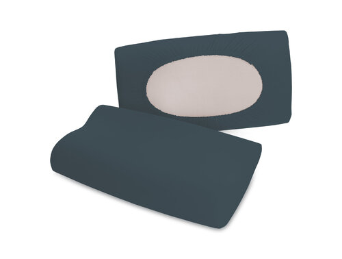 Schlafgut Schlafgut Pure flexible Kussensloop S-XL 556 Grey Deep afbeelding