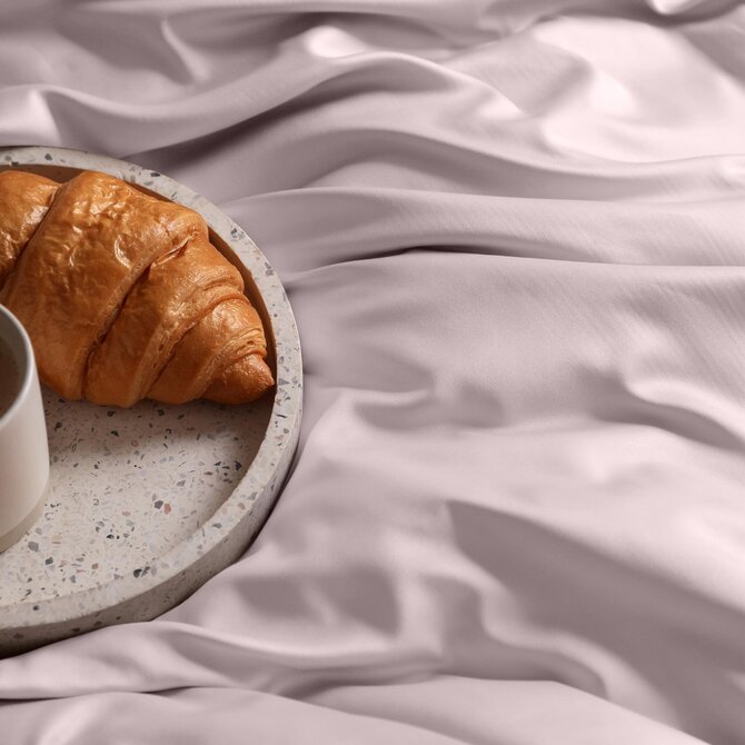 Dommelin Laken Uni Satijn 300TC 530 Lichtroze 270x300 cm