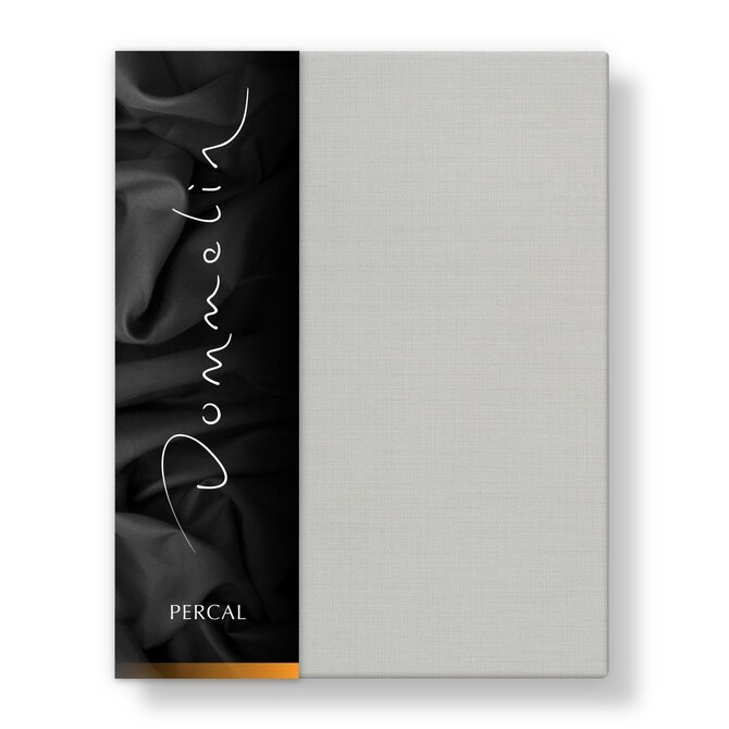 Dommelin Laken Uni Percal 200TC 523 Zilver 240x270 cm