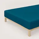 Schlafgut Schlafgut Pure Jersey Boxspring Hoeslaken XL - 180x200 - 200x220 530 Petrol Deep