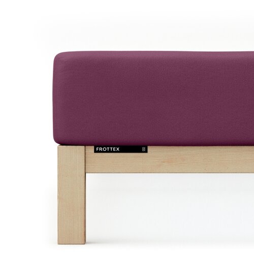 Schlafgut Schlafgut Badstof Hoeslaken S - 90x190 - 100x200 542 Purple Deep afbeelding