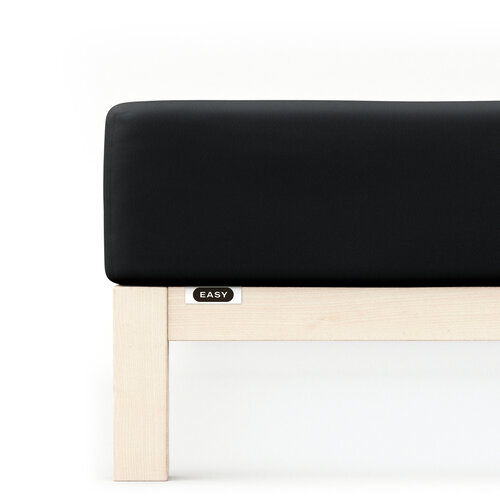 Schlafgut Schlafgut EASY Jersey Elasthan Hoeslaken S - 90x190 - 100x220 799 Off-Black afbeelding