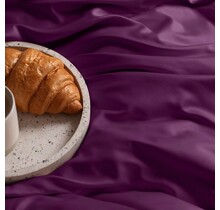 Dommelin Laken Uni Satijn 300TC 582 Aubergine 240x270 cm