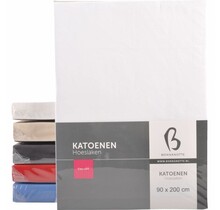 Bonnanotte Hoeslaken Katoen Off White 140x200