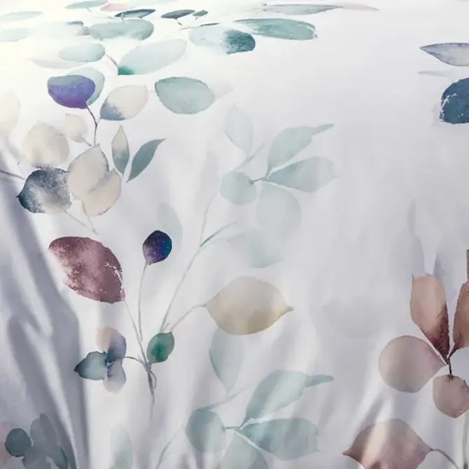 Dommelin Dekbedovertrek Leaves Satijn 300TC Multikleur 240x200/220 cm