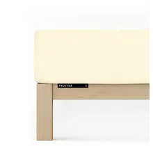 Schlafgut Badstof Hoeslaken S - 90x190 - 100x200 132 Yellow Light