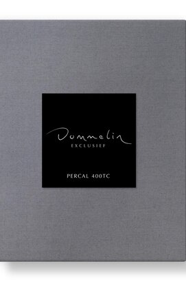 Dommelin Hoeslaken Uni Percal 400TC 750 Zink 140x210/30
